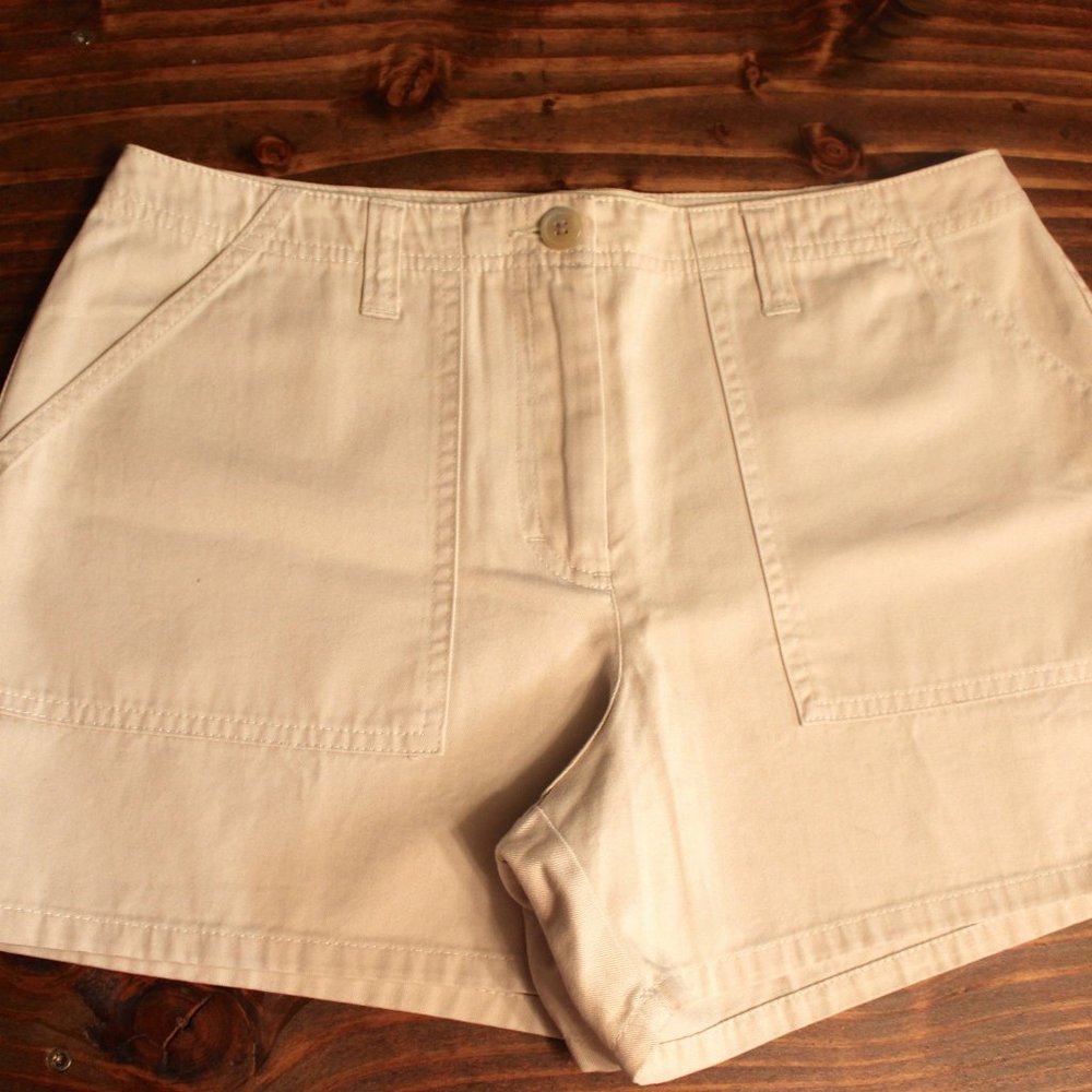 LondonJean "Chino" Tan Shorts Size 8